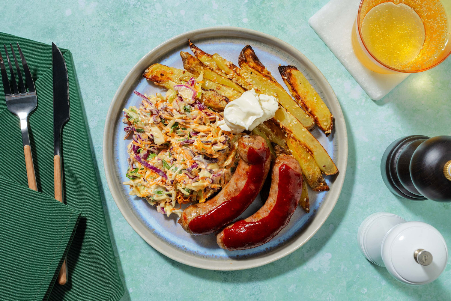 Gochujang and Honey Glazed Sausages