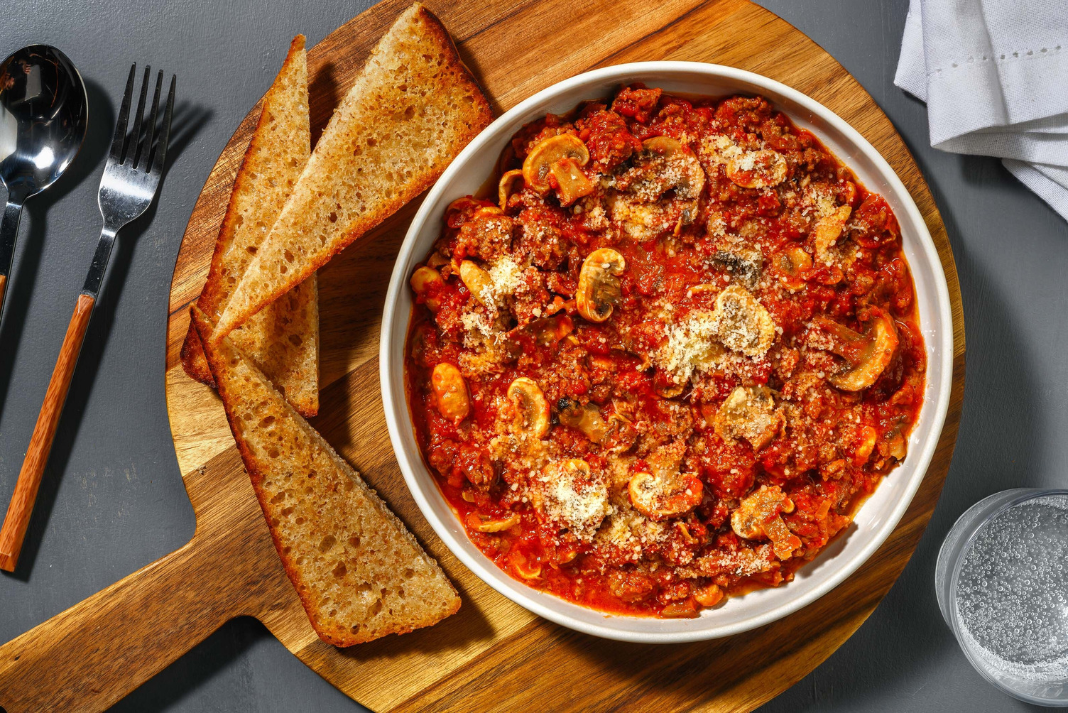 Cheesy Beef Mince Ragu Stew