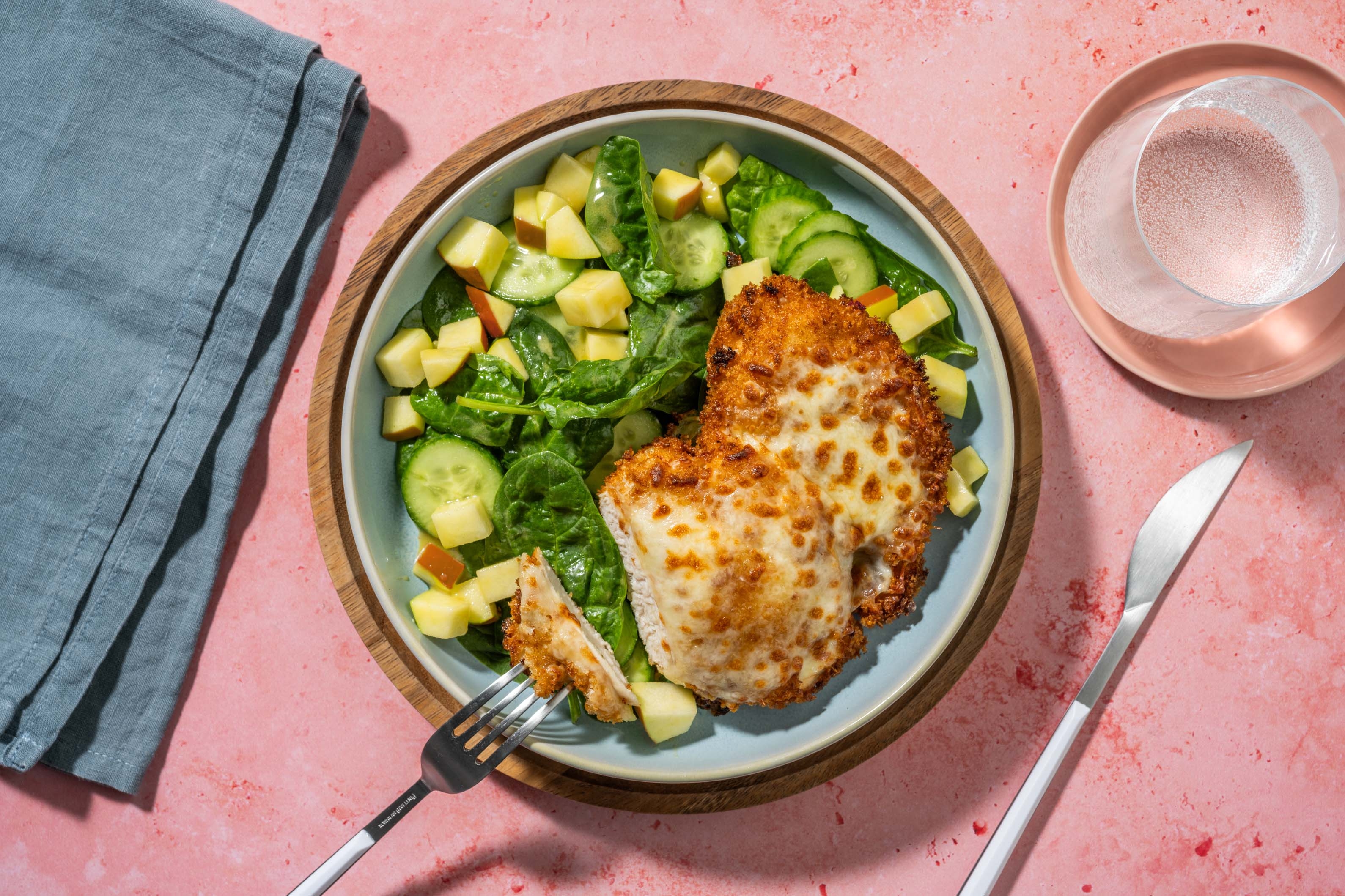 Cheesy Tofu Milanese
