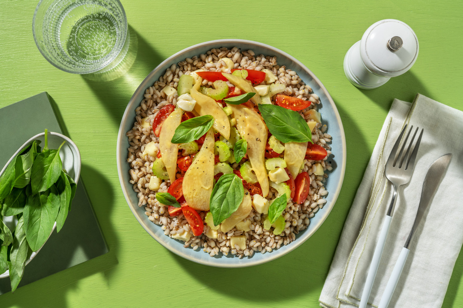 Taleggio e pere al miele e senape