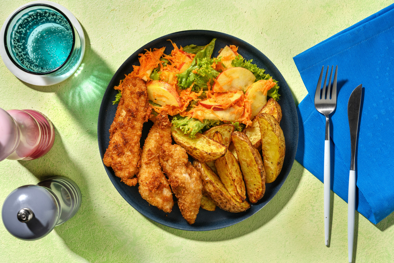 Pollo crujiente a la barbacoa