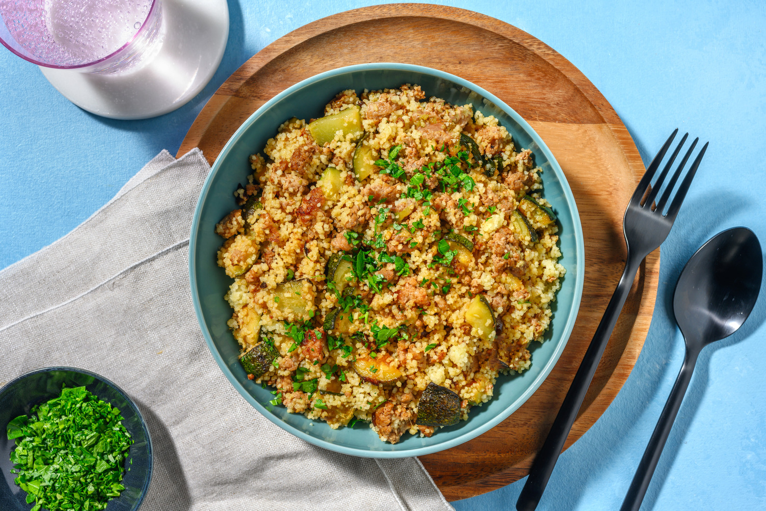 Couscous al ragù di pollo e cannella