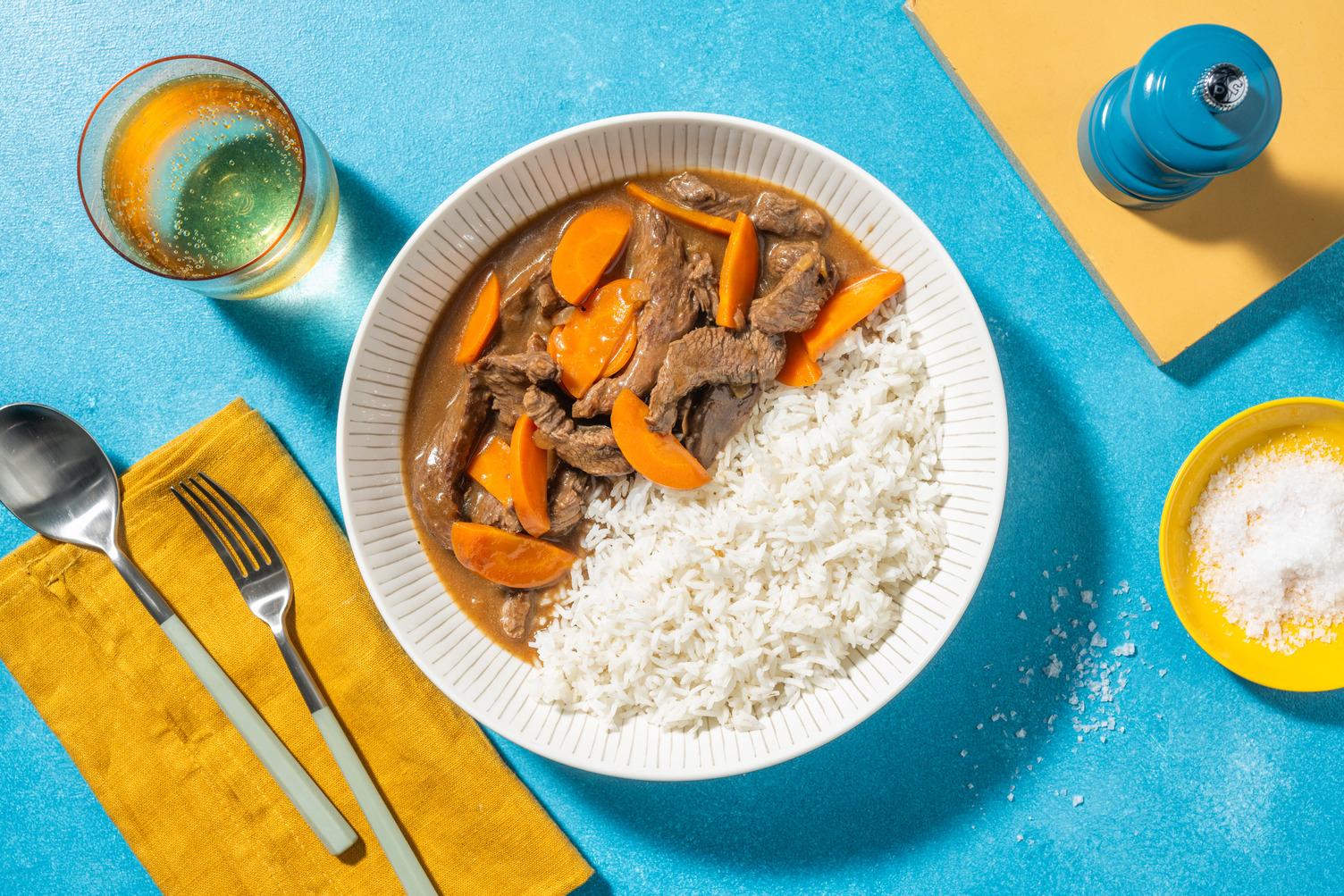 Guiso casero de extra de ternera con verduras