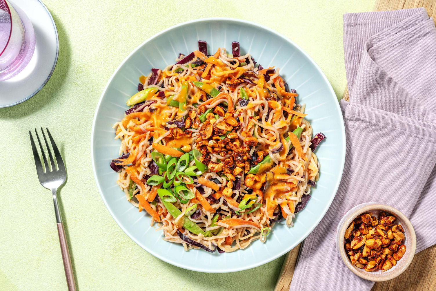 Thailandsk nudelsalat