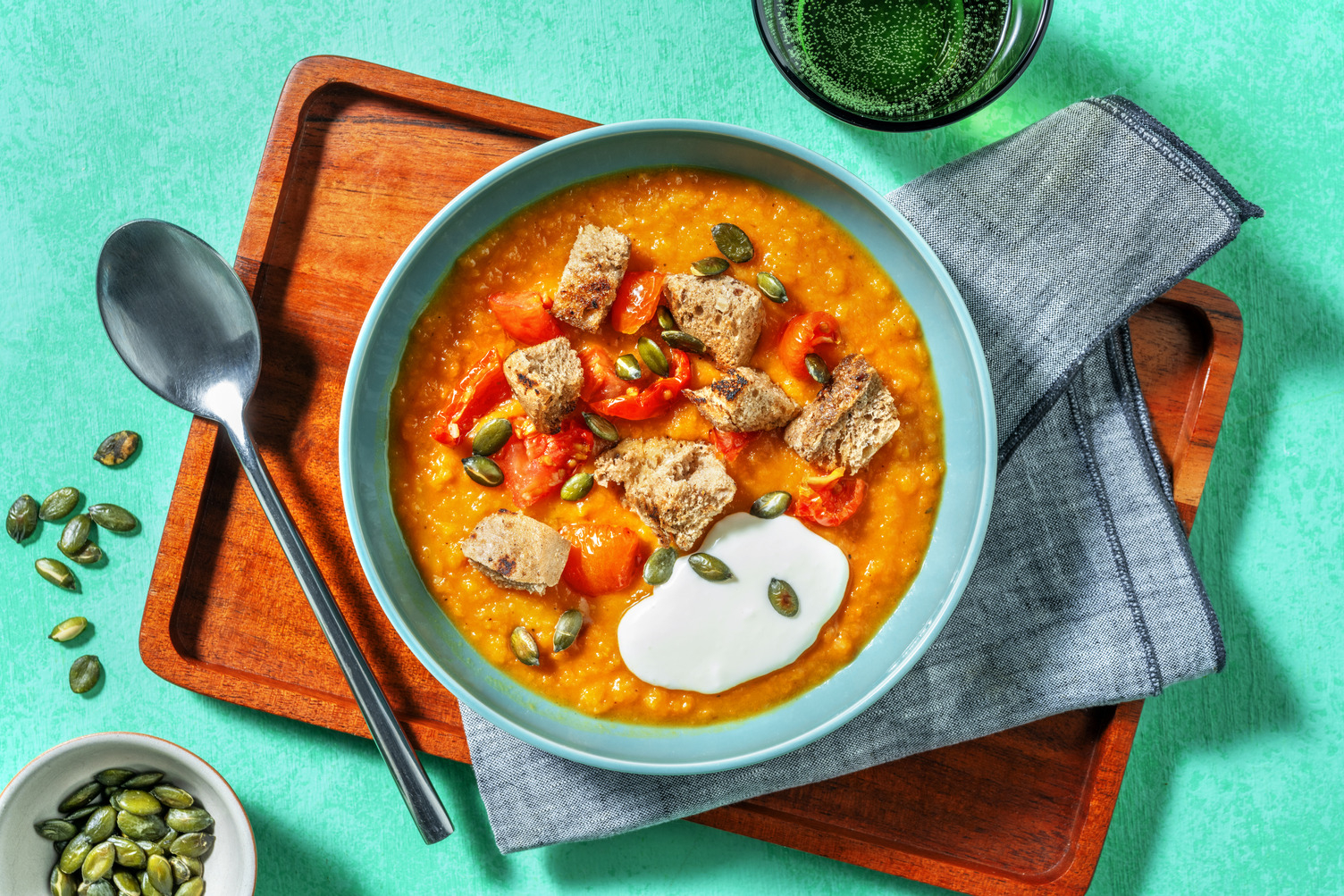 Crema di patate dolci e stracchino