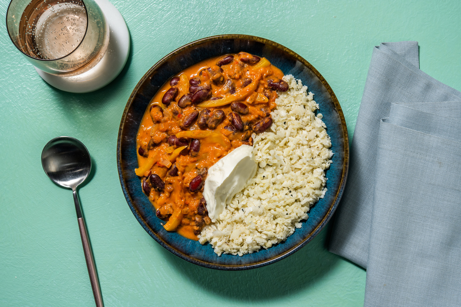 Spicy Bean Chilli with Tofu