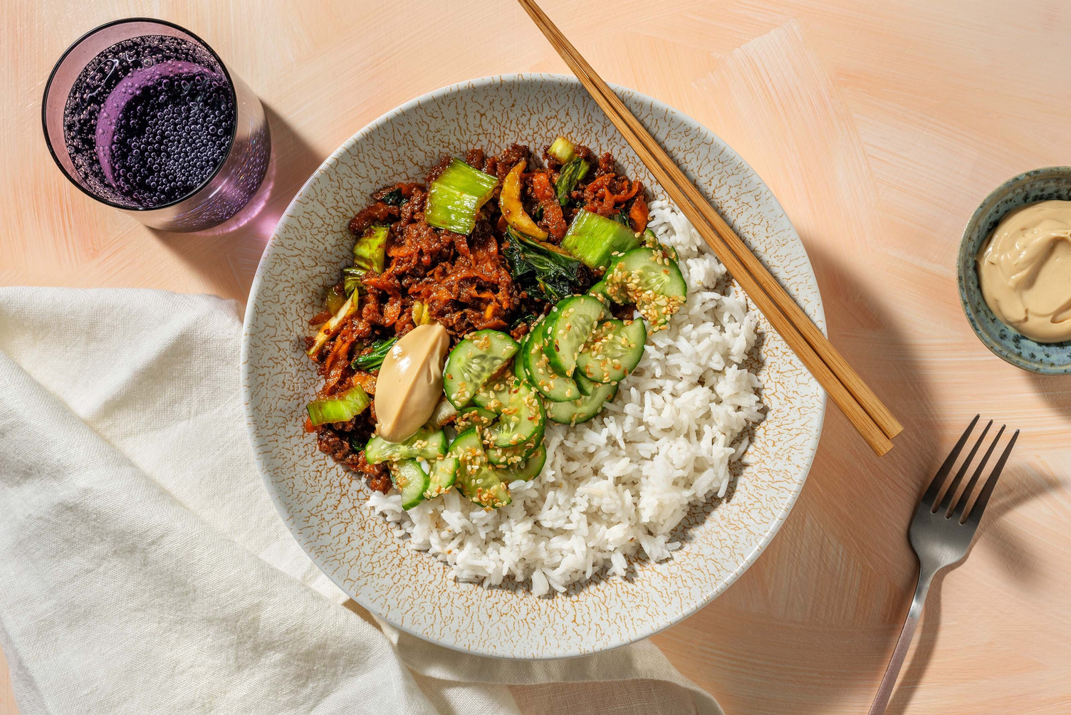 Japansk vegetardeigbowl