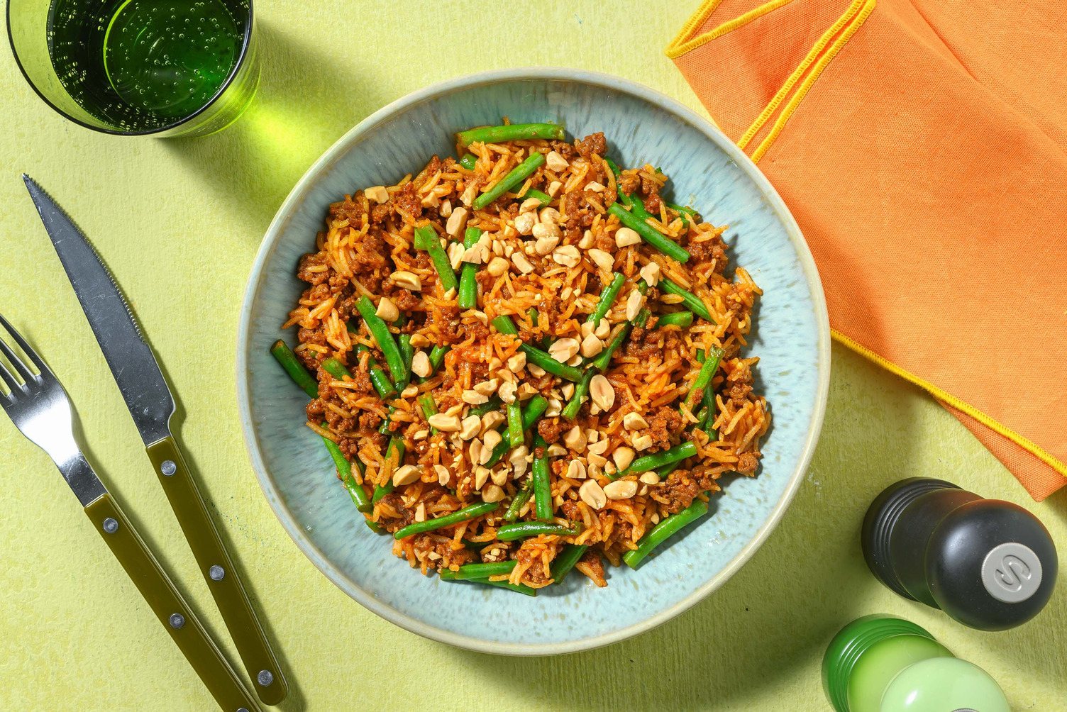 Korean Style Gochujang Beef Fried Rice