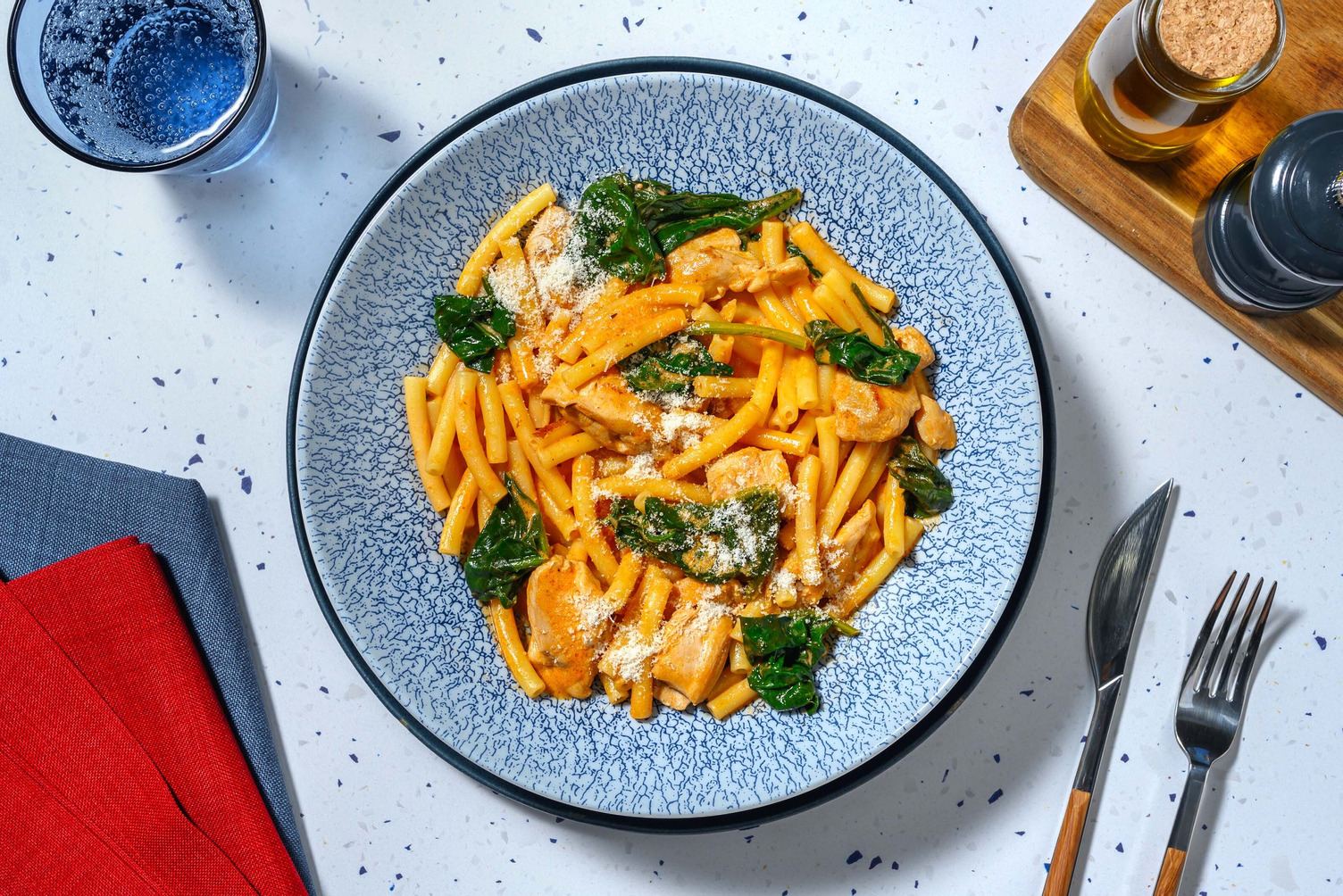 Speedy Cajun Style Chicken Macaroni