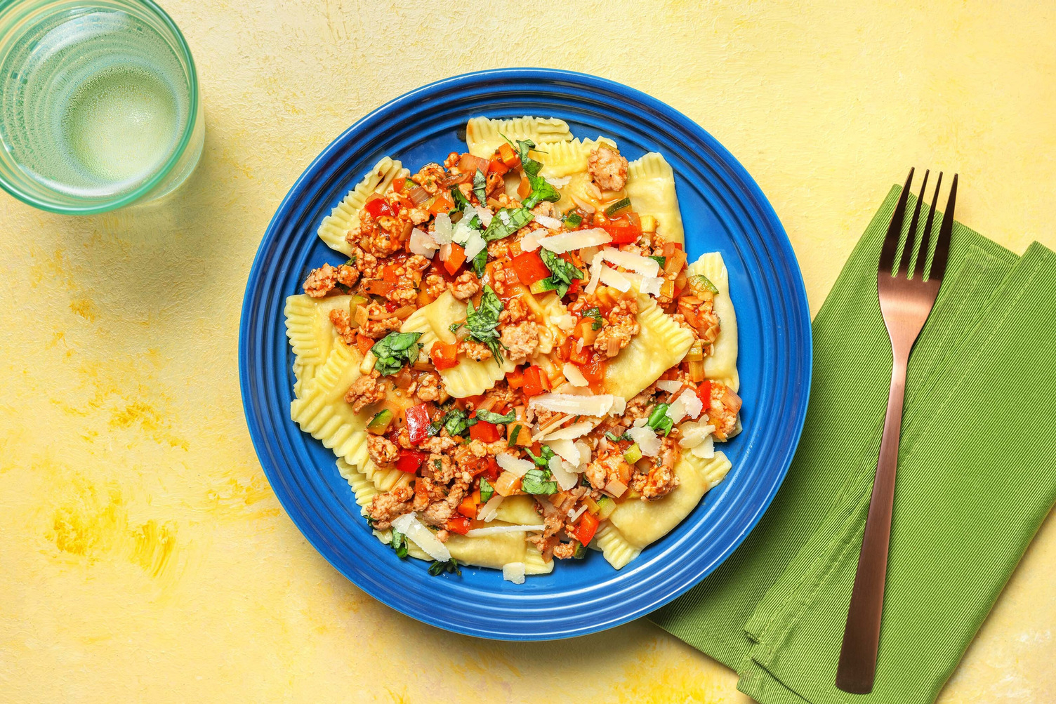 Ravioli met tuinbonen