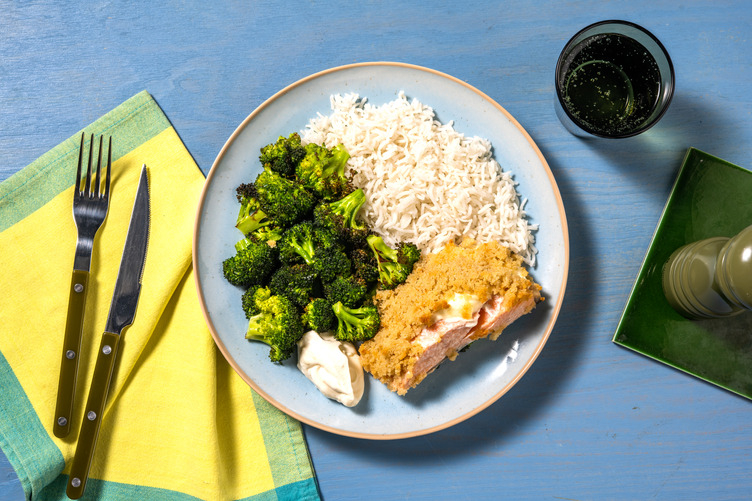 Baked Salmon and Broccoli