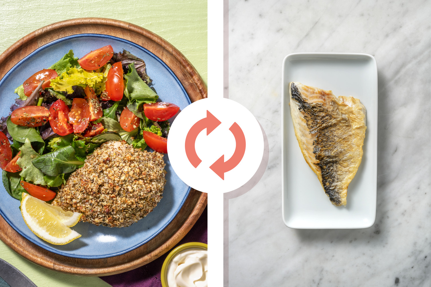 Orata impanata alle mandorle e formaggio