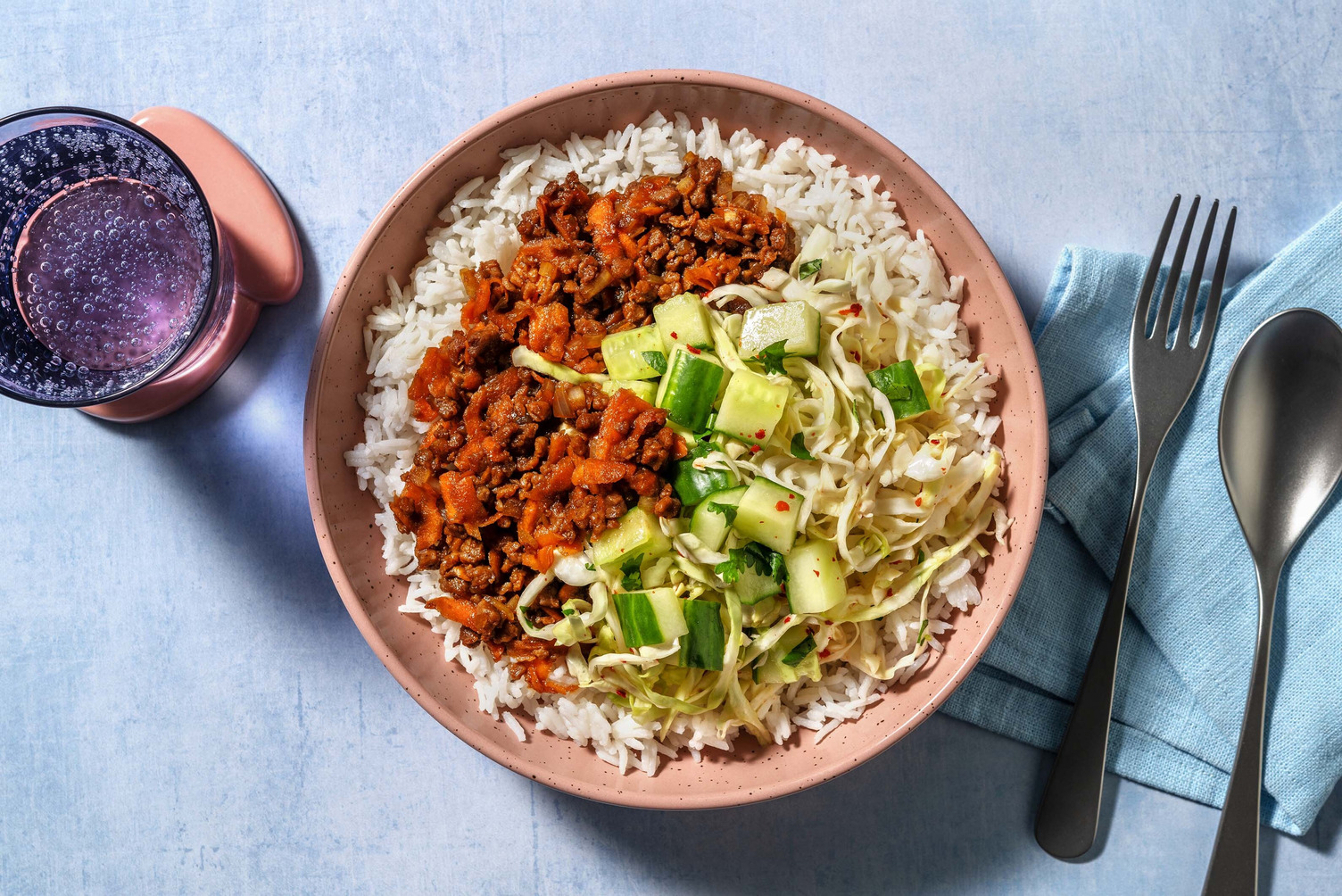 Koreansk vegofärsbowl