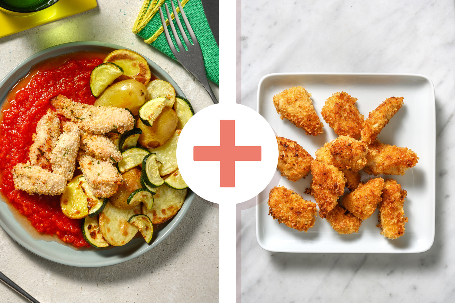 Straccetti di pollo panati al prezzemolo