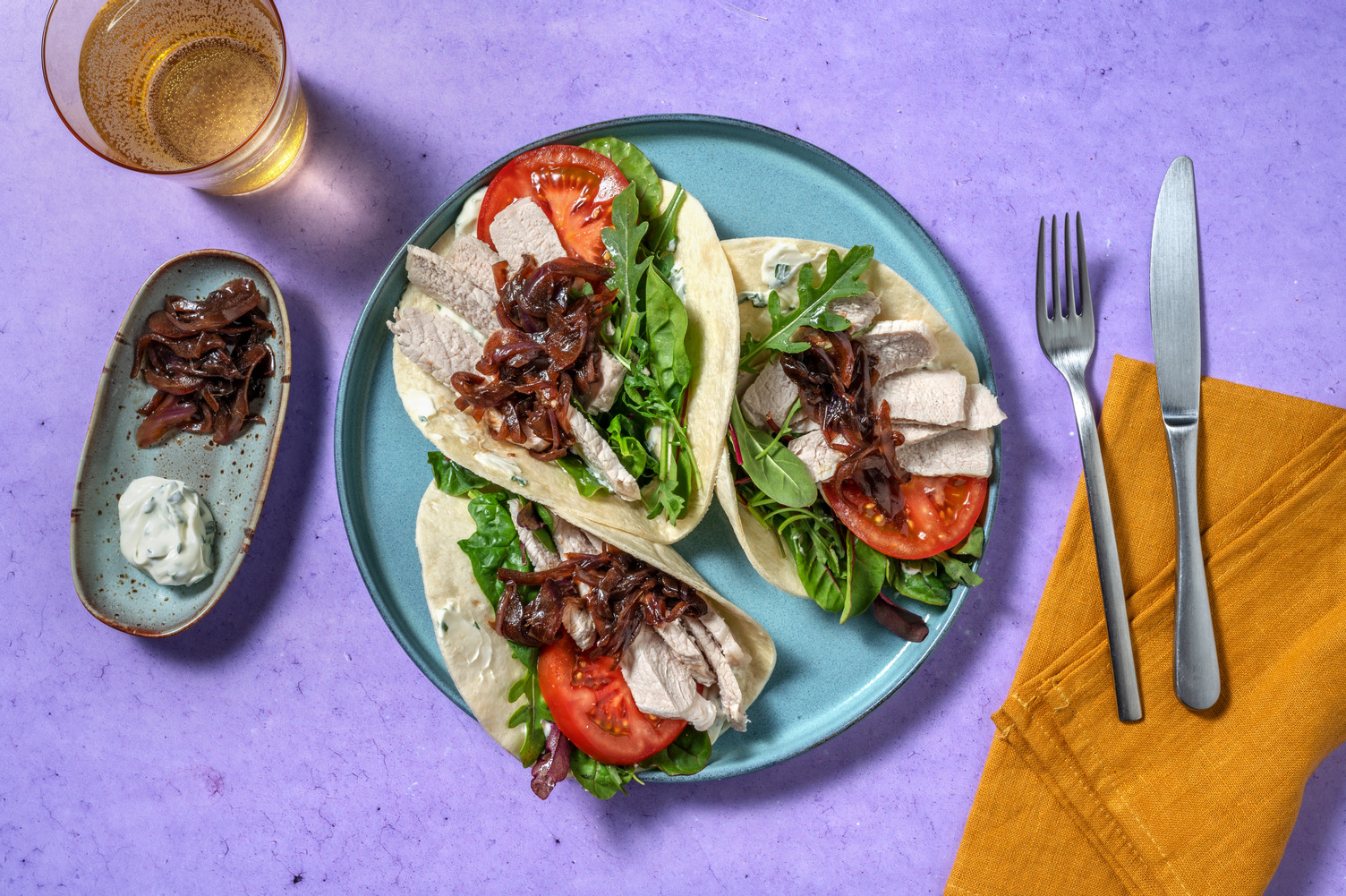 Tacos di pollo all'italiana