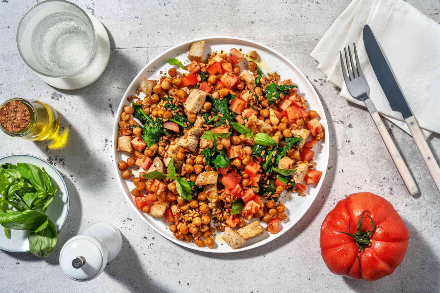 Padellata di lonza e ceci cremosi al miele