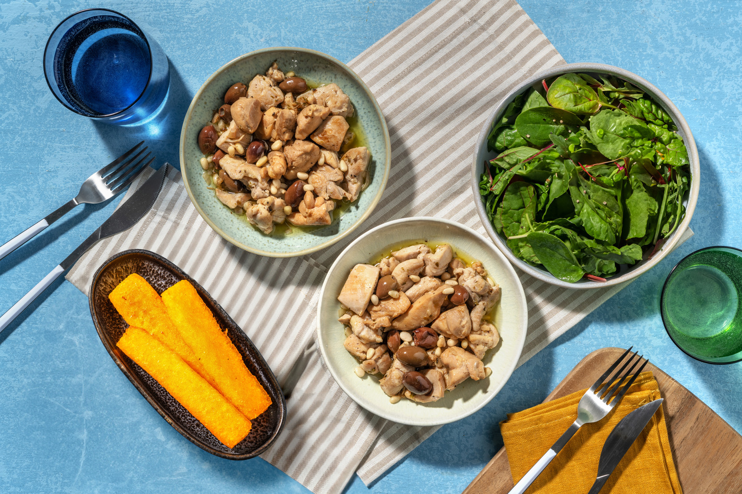 Spezzatino di pollo e olive alla Ligure