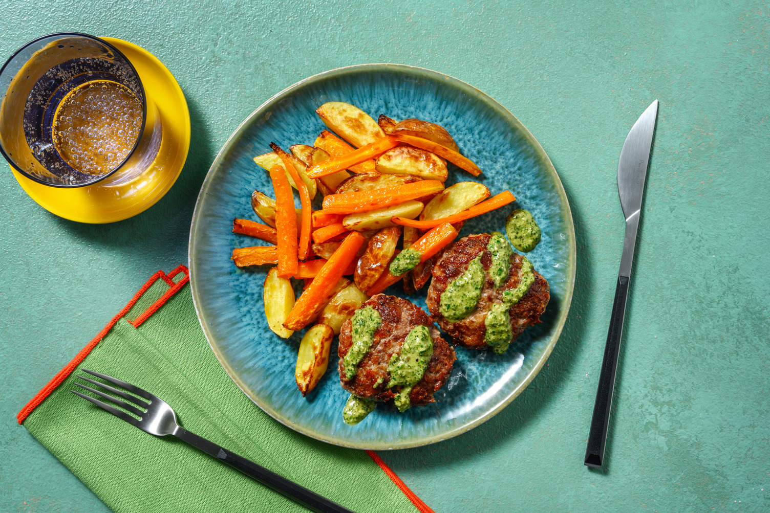 Mini burger di manzo e maiale "prezzemolati"