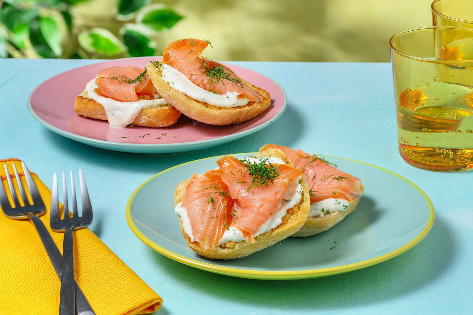 Smoked Salmon Ciabatta