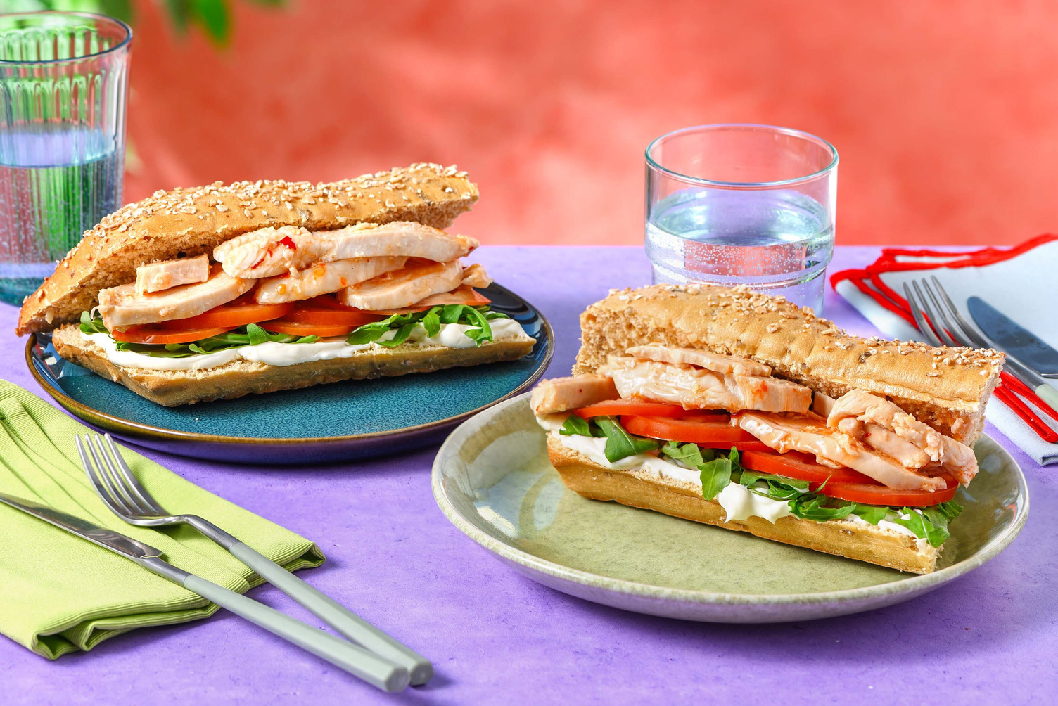Sweet Chilli Chicken Multigrain Baguette