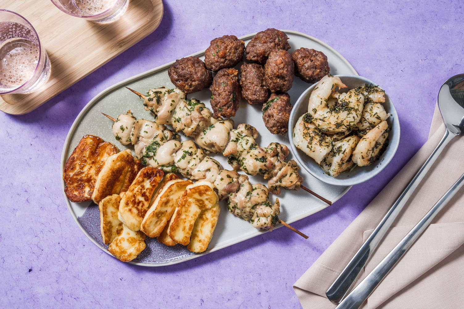 Greek Style BBQ Selection