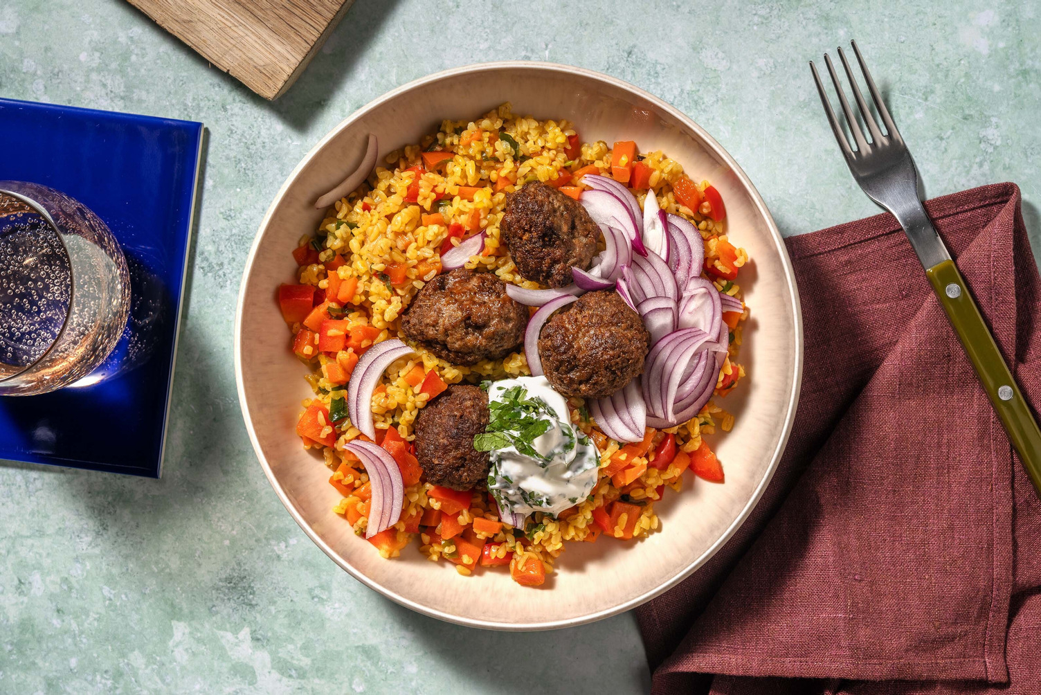 Indisk-inspirerade köttbullar