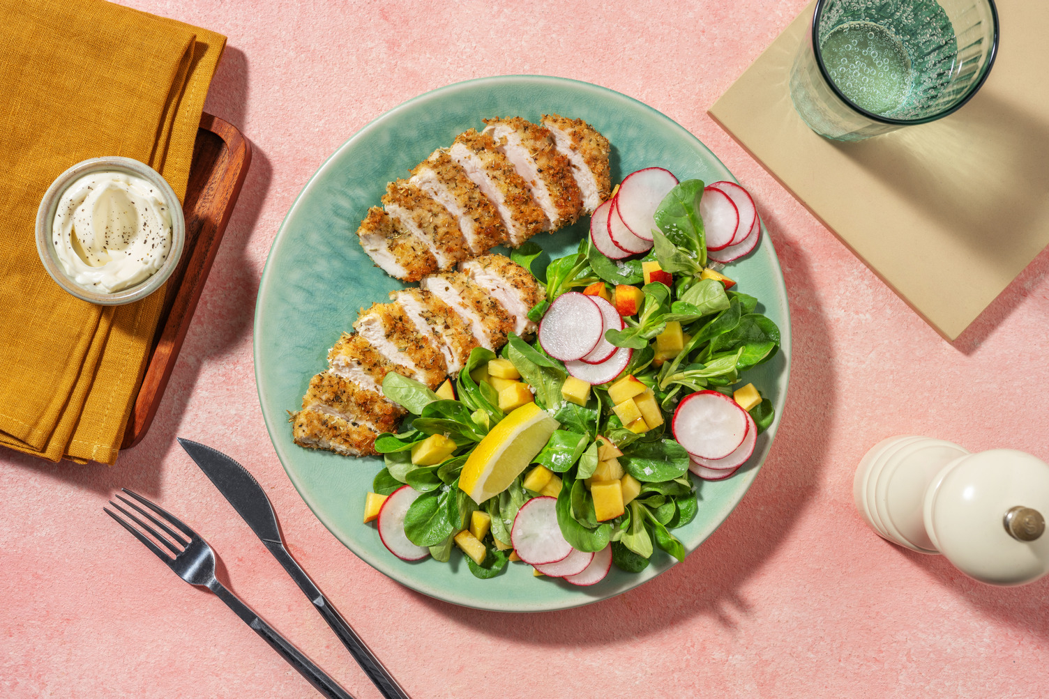 Cotoletta di pollo croccante alle erbe