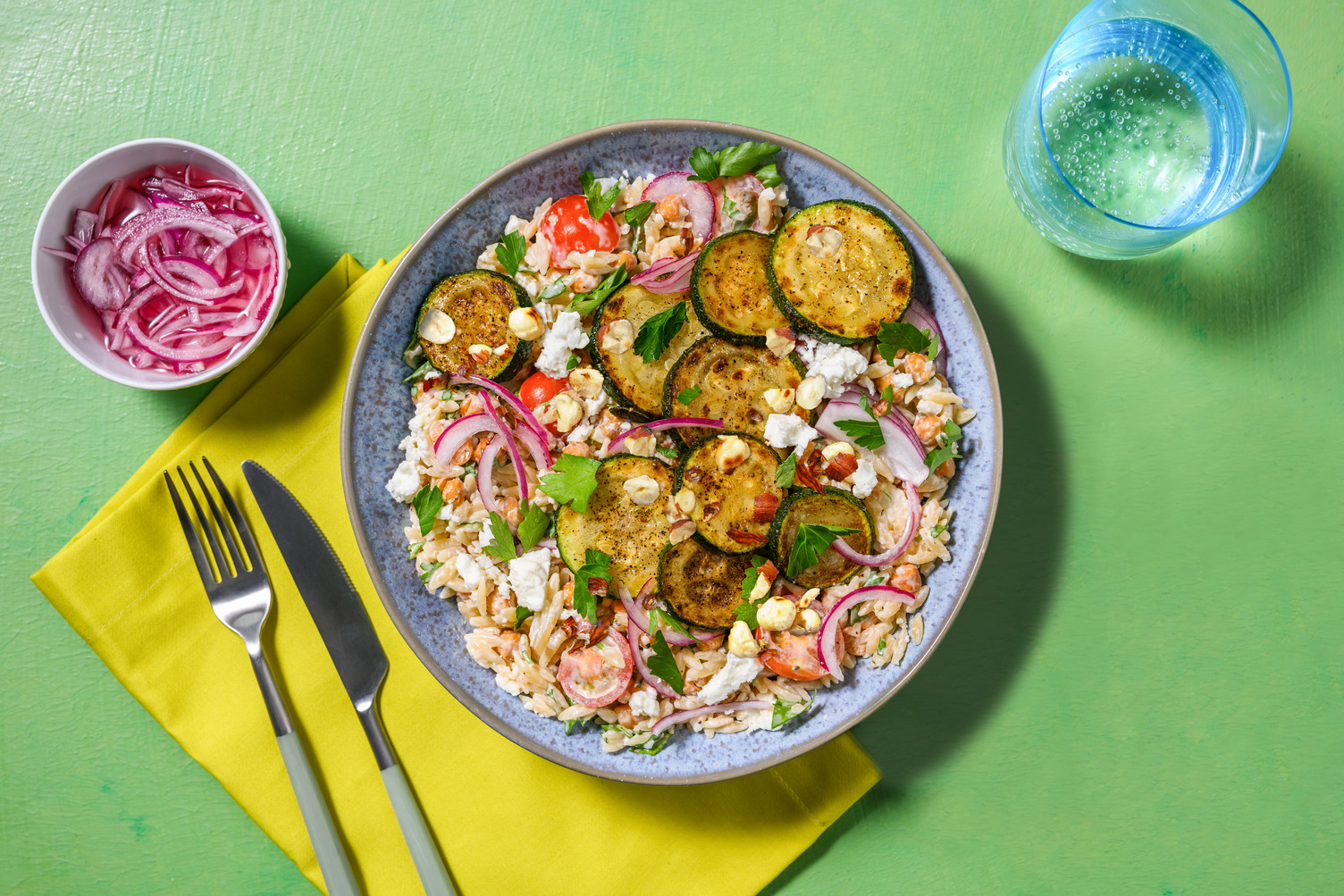 Cajun Spiced Orzo Salad with Irish Beef Rump