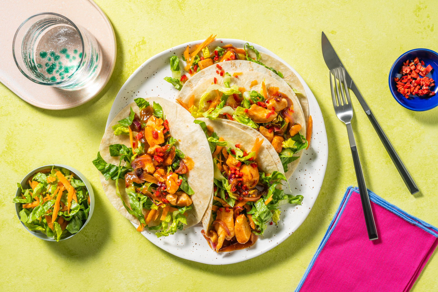 Curried Chicken Tortillas