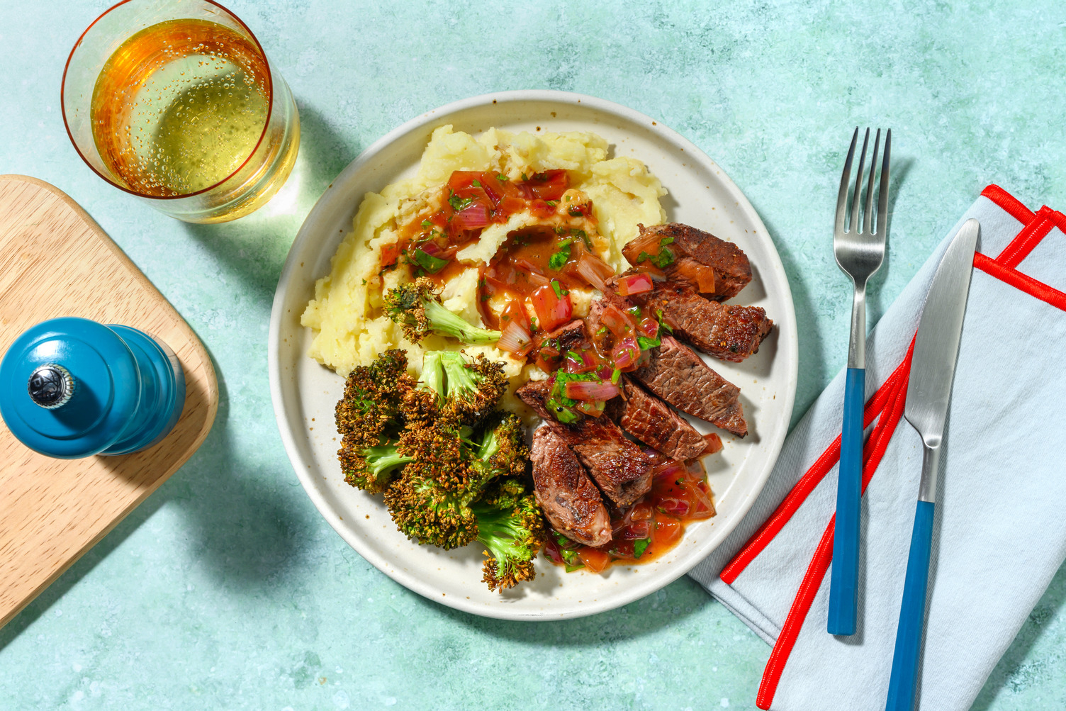 Turkey in Garlic Parsley Butter