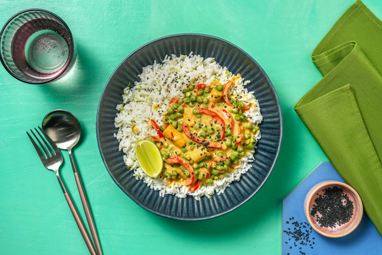 Quick Thai Green Style Veggie Curry