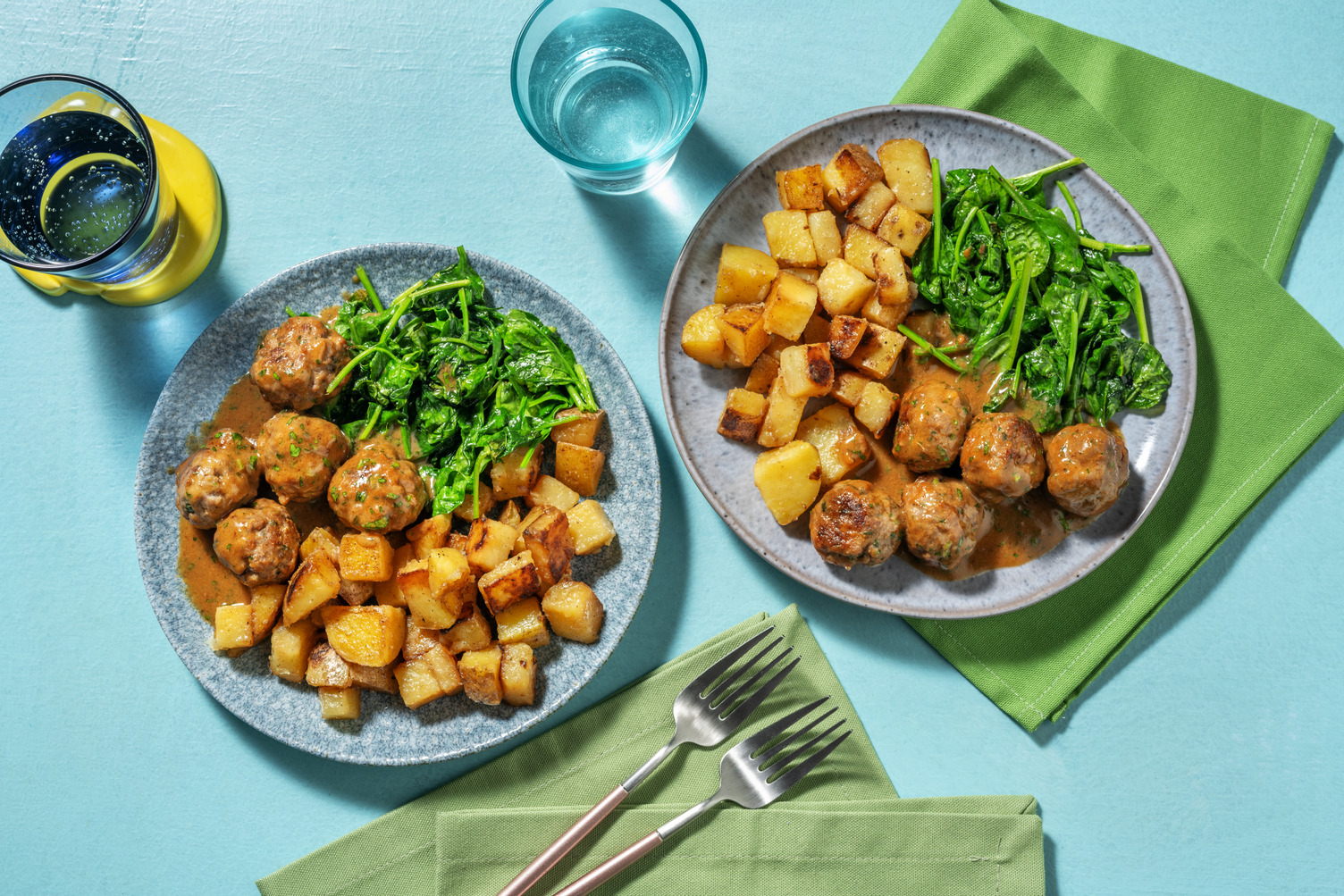 Polpette in salsa di burro e pasta di miso