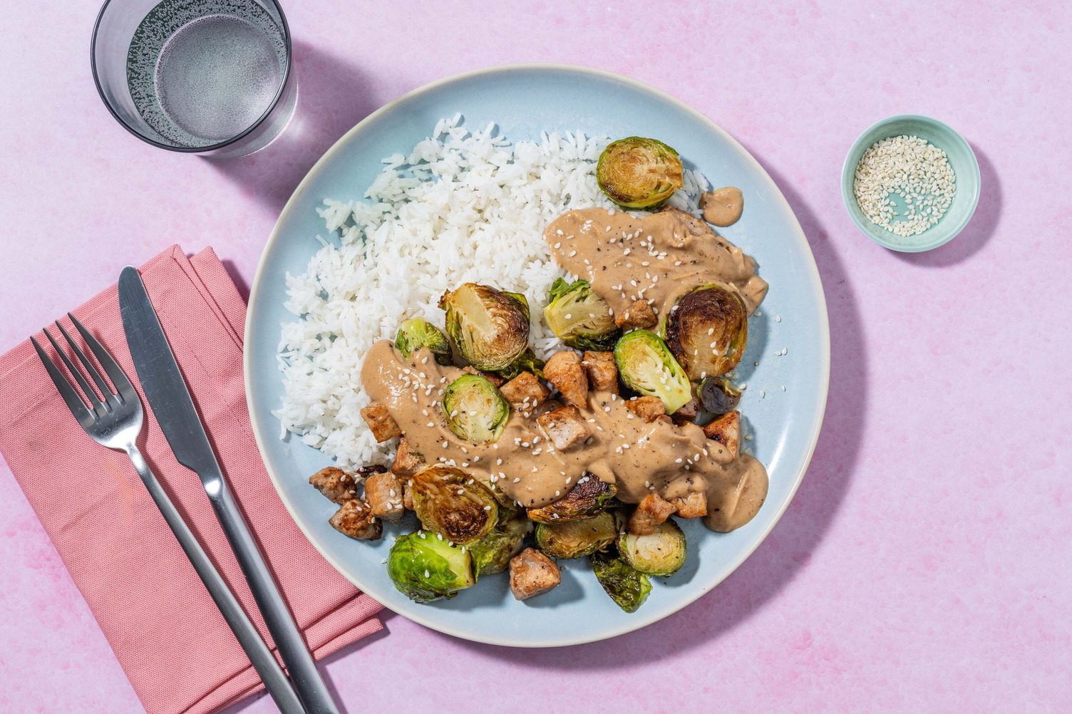 'Scodella' di riso e lonza di suino