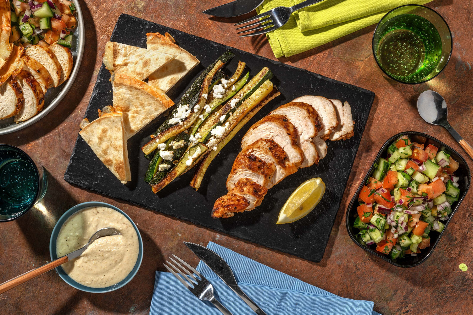 Libanesisk kyllinge-'meze'