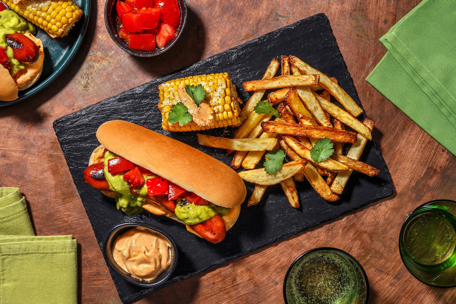 Chilean hotdogs