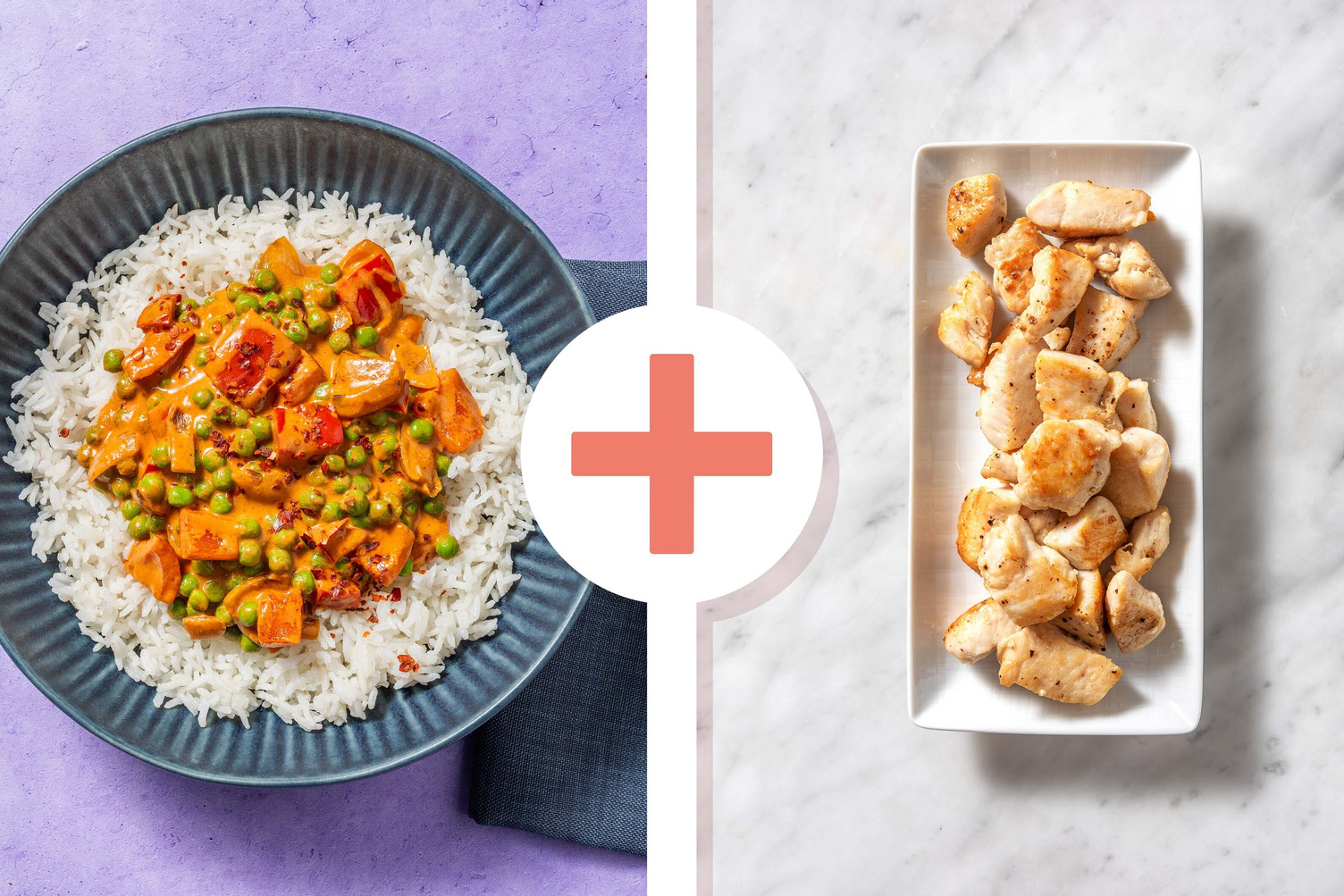 Chicken Breast Tikka Masala and Basmati Rice