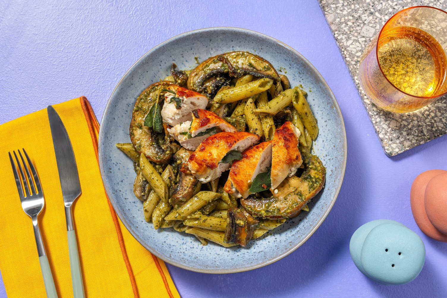 Saltimbocca : roulés de poulet au fromage