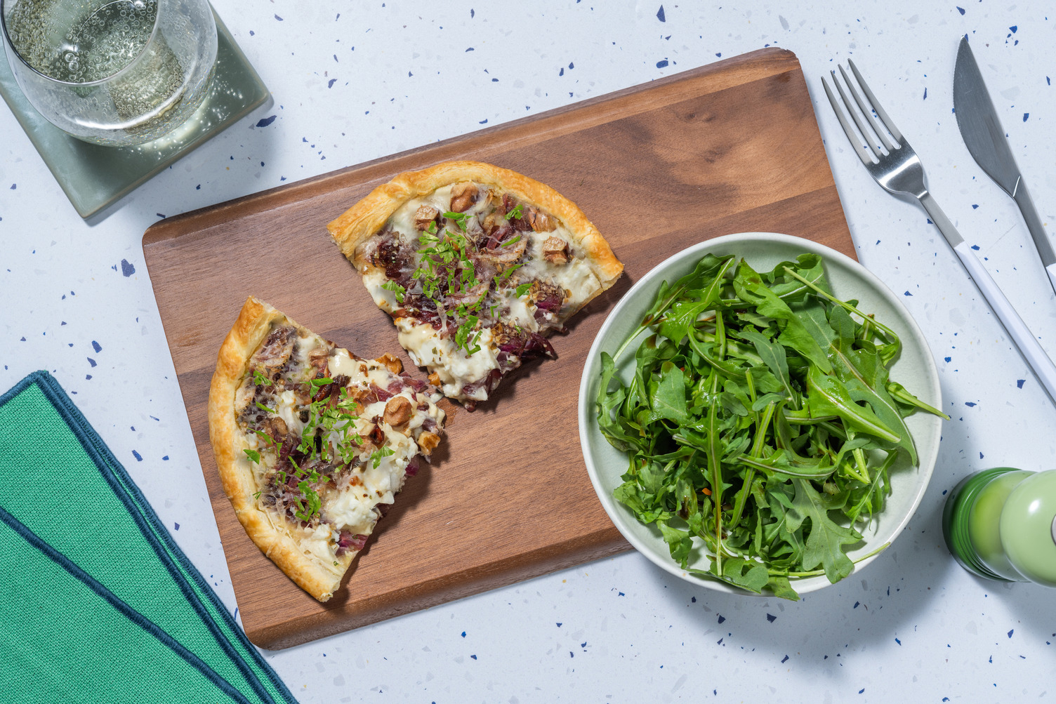 Tarte fine au chèvre de Monsieur Seguin