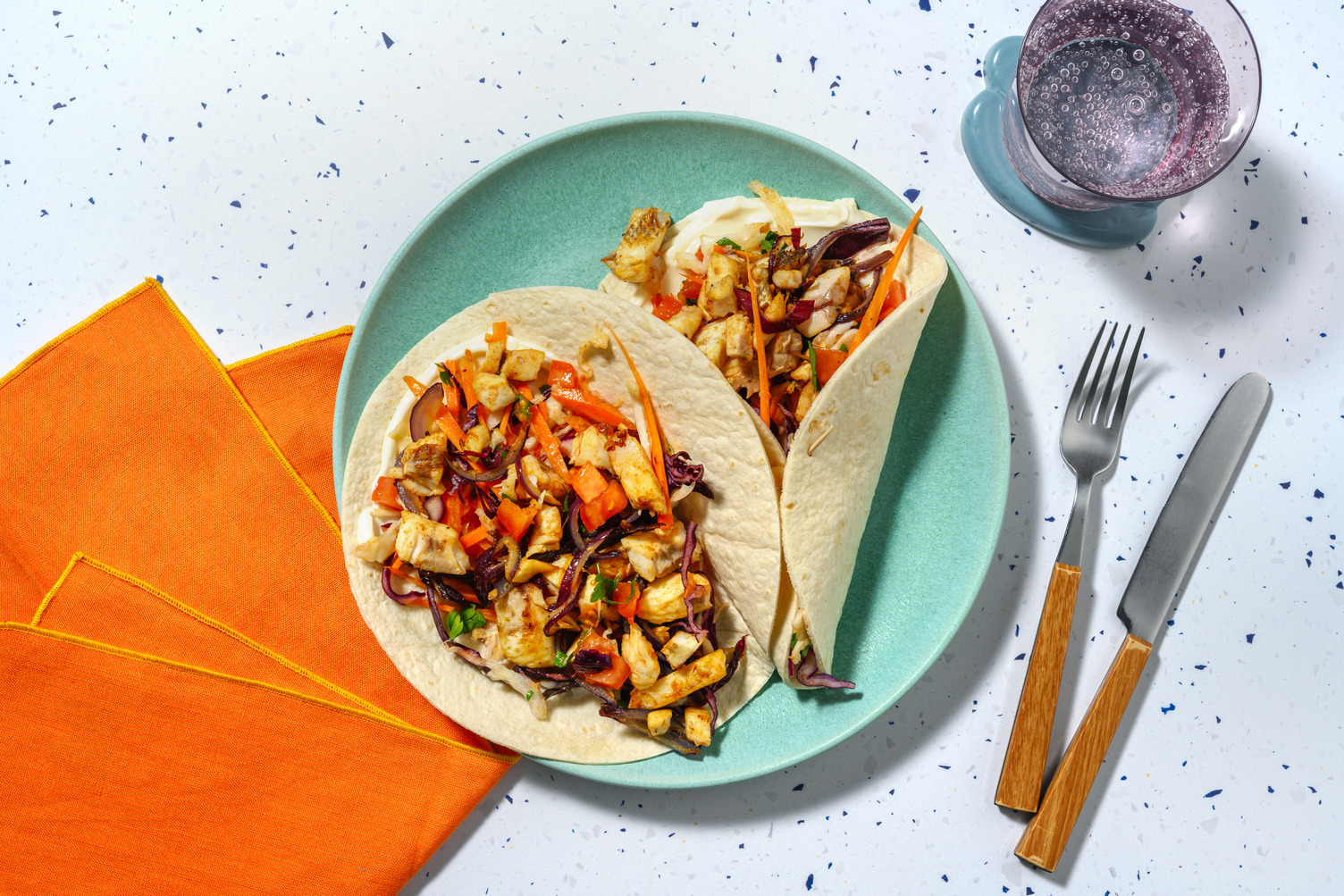 Wraps fraîcheur de lieu à la mexicaine