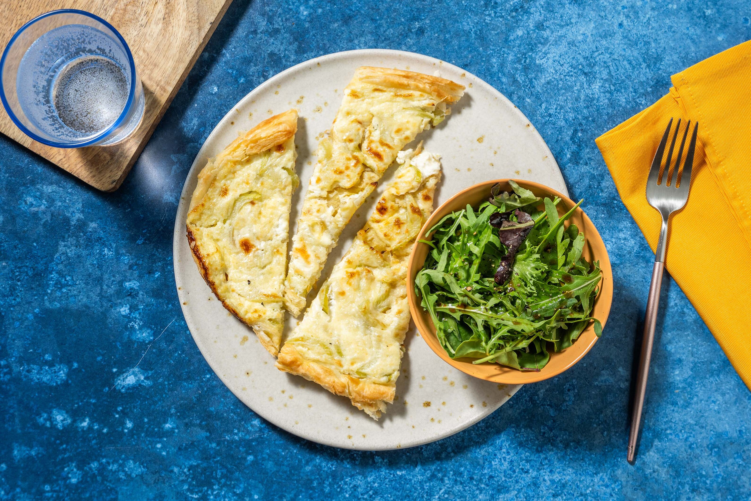 Tarte rustique blette & chèvre