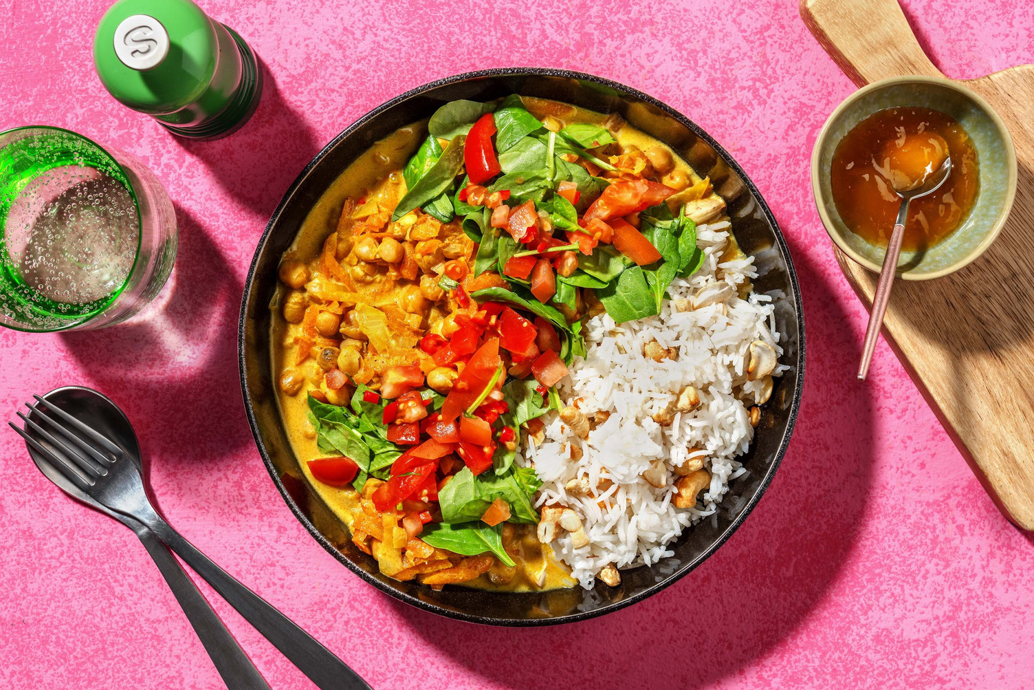 Karristekte kikerter