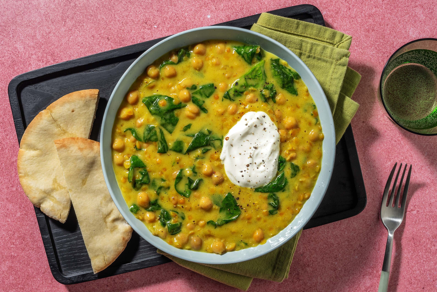 Coconut, Lentil and Chickpea Dal