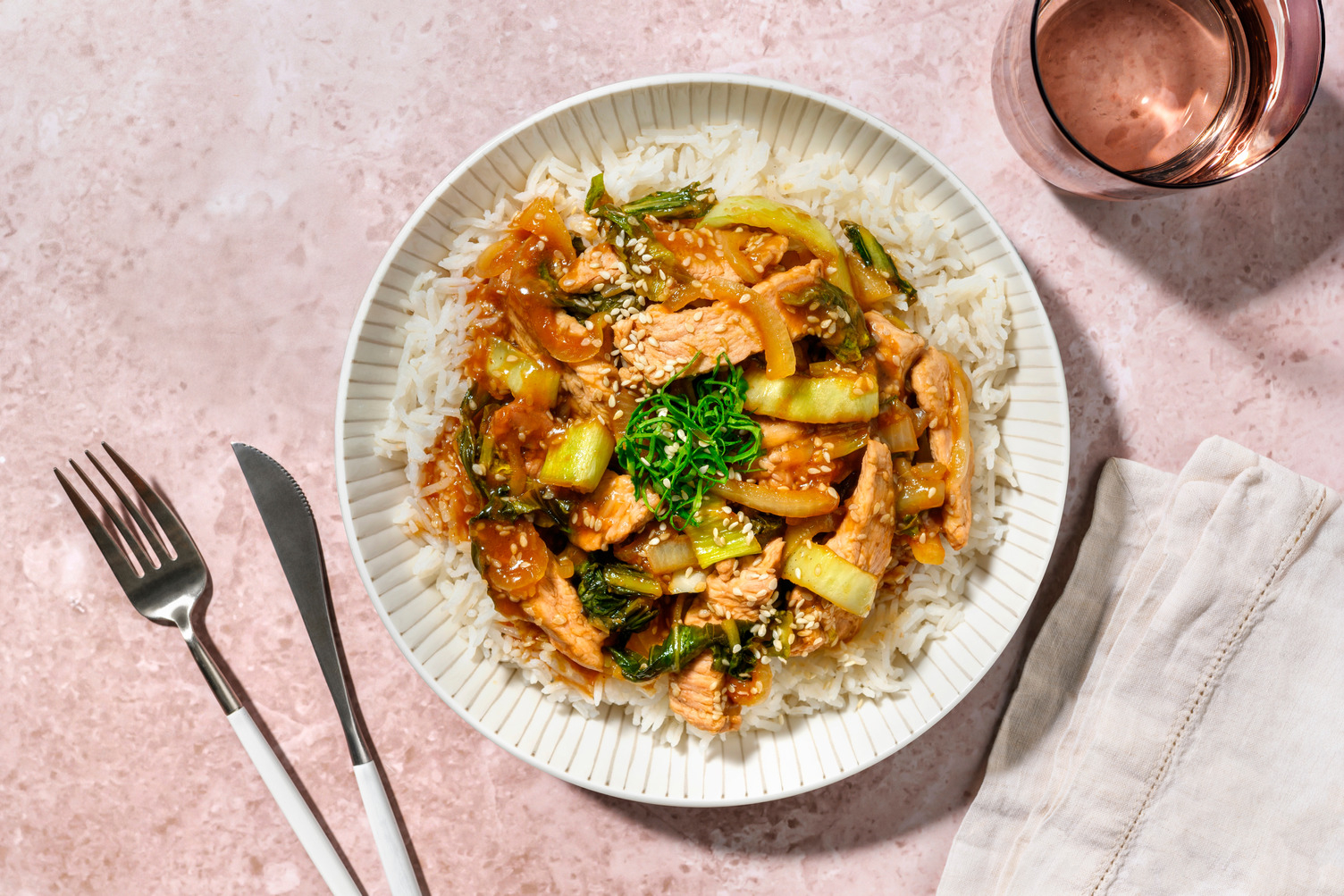 Gyudon : bowl de poulet à la japonaise