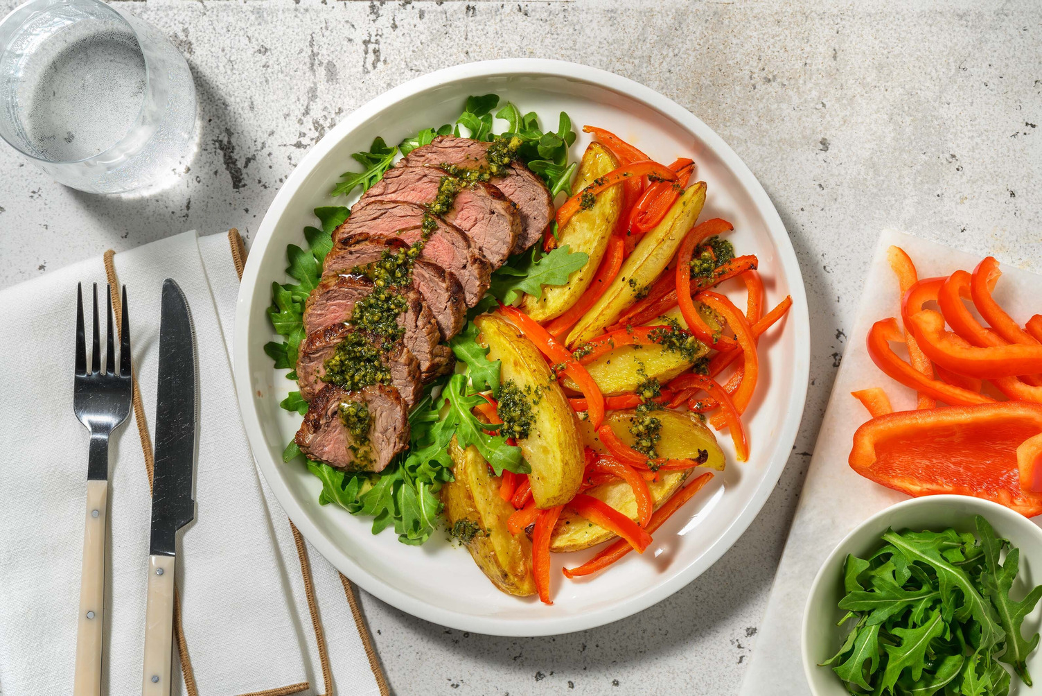 Tagliata de bœuf à l'italienne