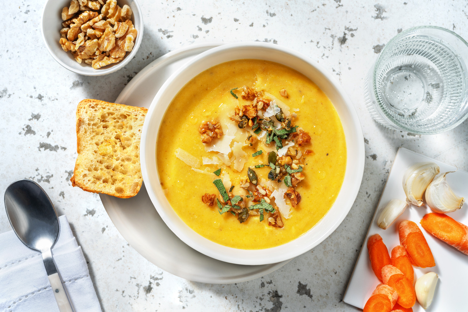 Soupe de céleri-rave & carotte