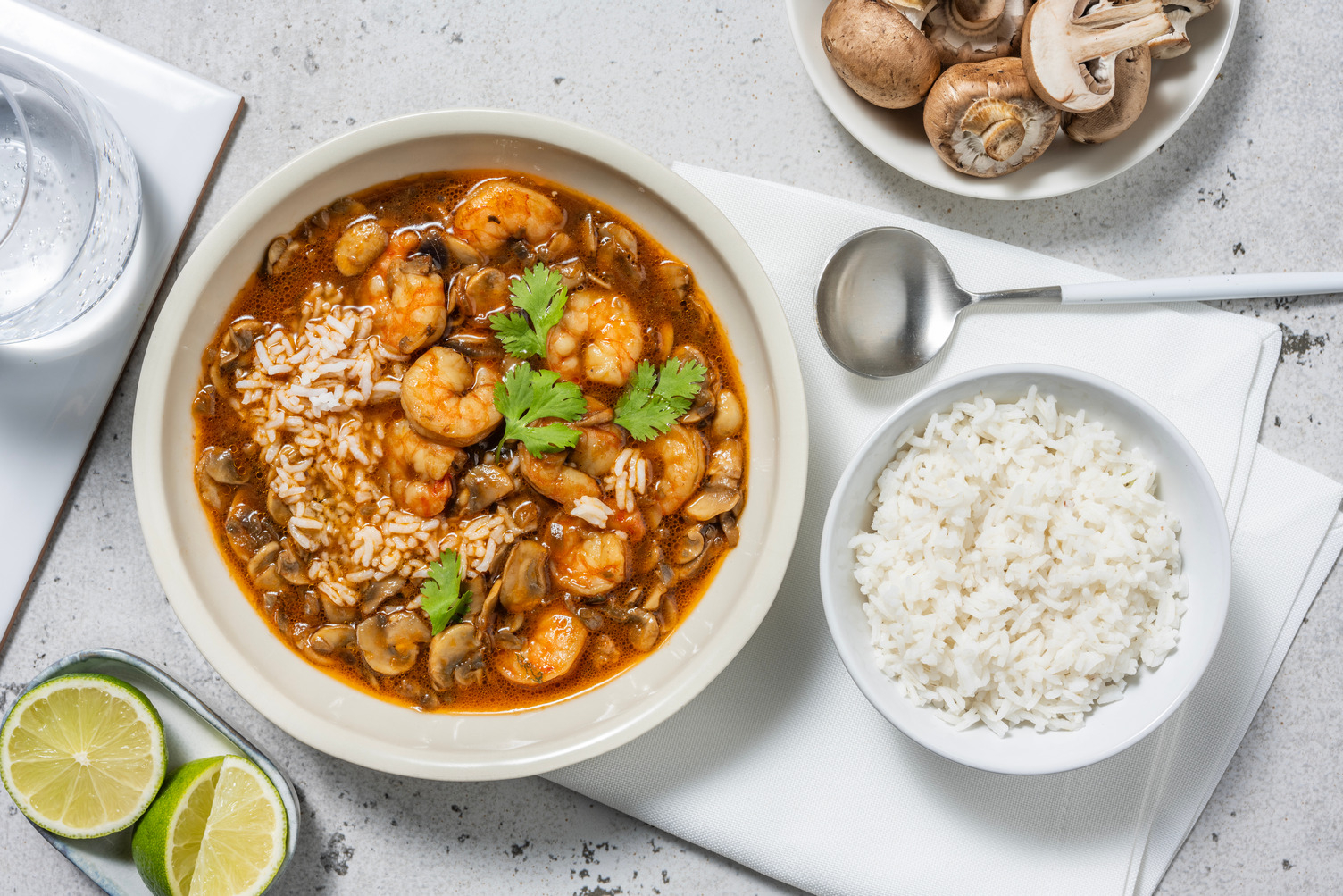 Tom yum : soupe thaï aux crevettes