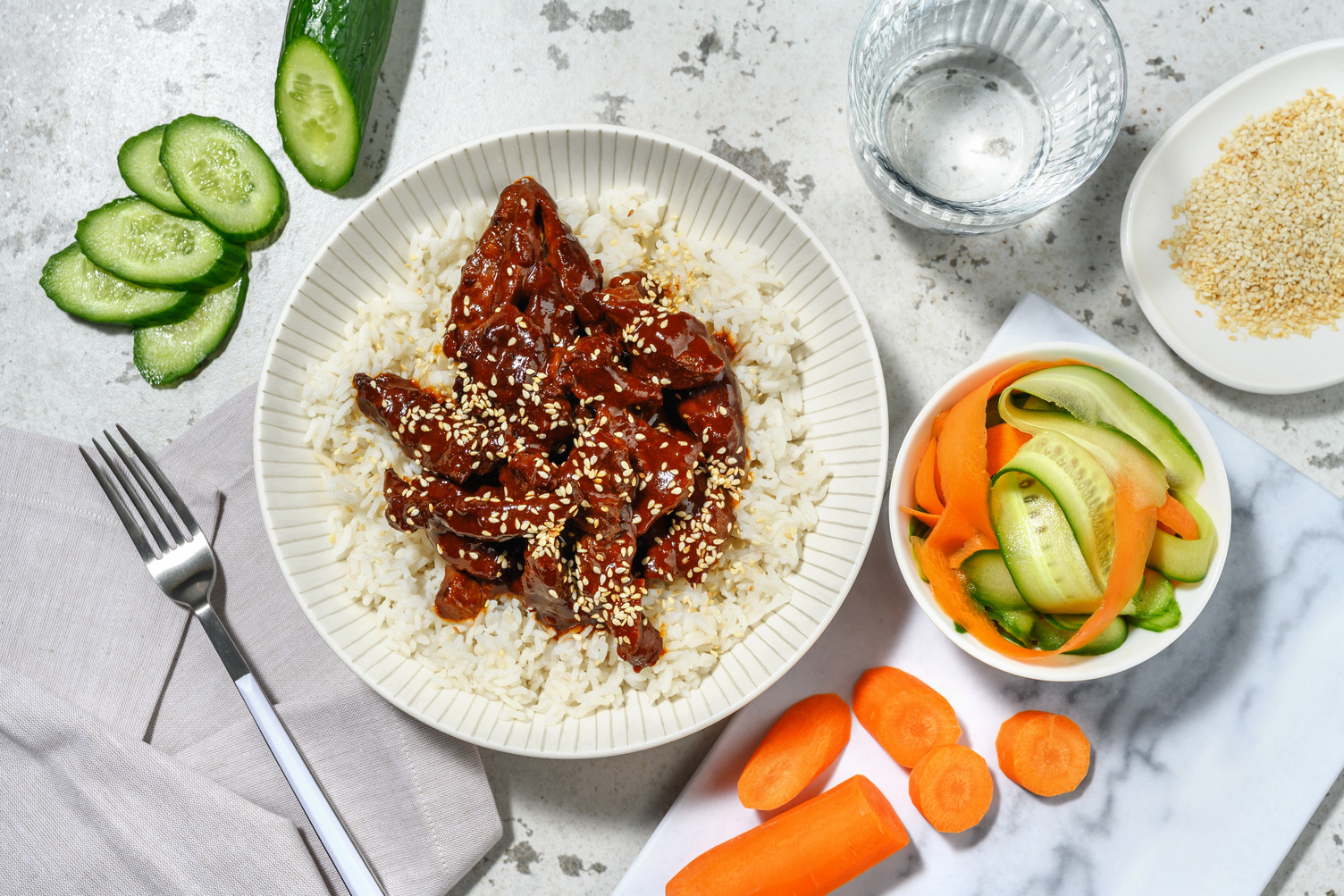 Bœuf épicé à l'indonésienne façon rendang 