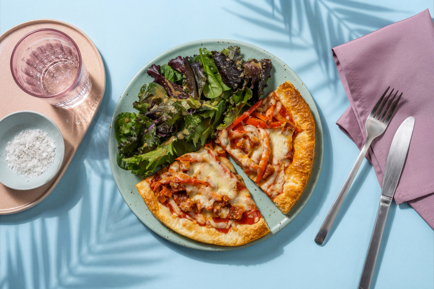 Tarte méditerranéenne : tomate & chorizo