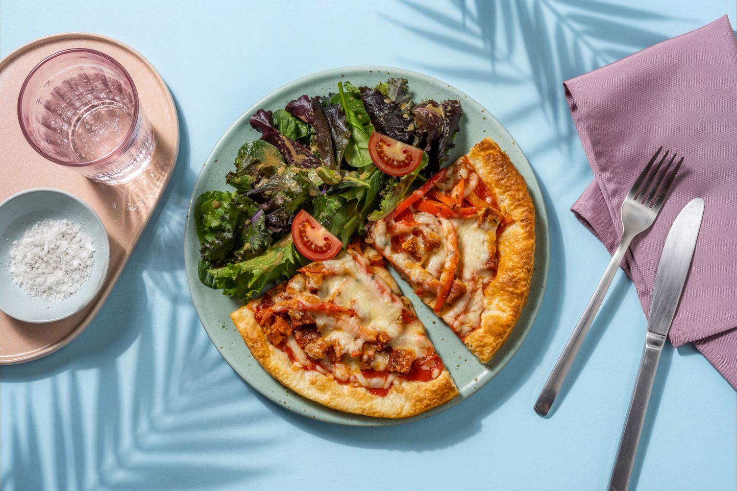 Tarte méditerranéenne : tomate & chorizo