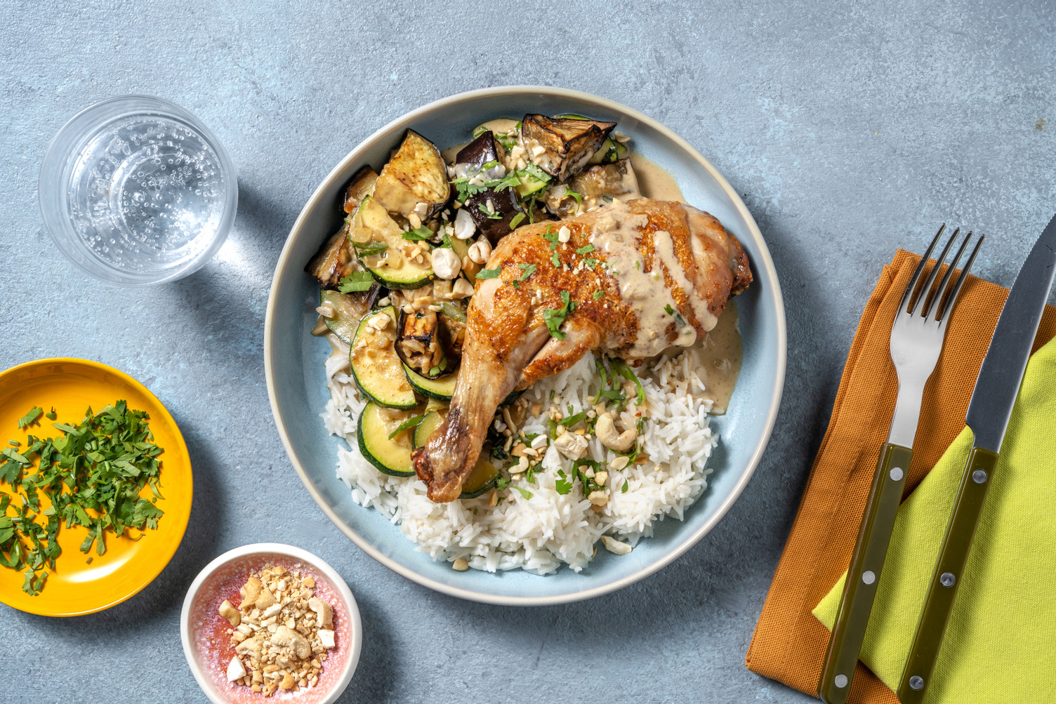 Poulet façon Colombo antillais